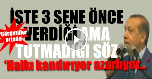 'Cumhurbaşkanı Erdoğan verdiği sözde durmadı; 10 binlerce mağdur'