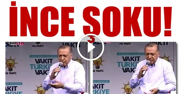 Erdoğan'dan Niğde mitinginde AKP'lilere 'İnce' fırçası