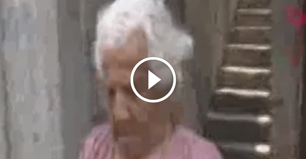 Yaşlı kadının sözleri yürek burktu