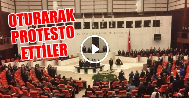 Erdoğan'a Meclis'te protesto şoku