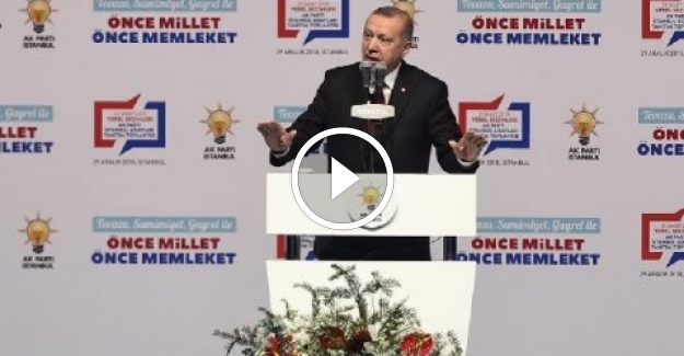 Erdoğan: İstanbul için en büyük tehdit CHP'dir