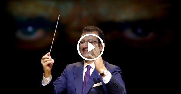 Cumhuriyet Marşı’nın orkesrtra şefi İmamoğlu