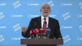 Saadet Partisi Genel Başkanı Temel Karamollaoğlu açıklama yapıyor - 04.12.2019