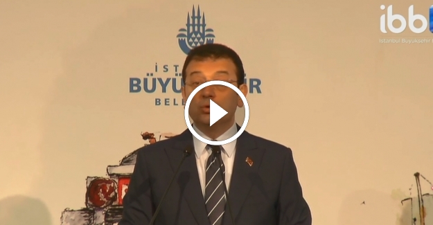 Ekrem İmamoğlu Ulaşım Çalıştayında konuşuyor