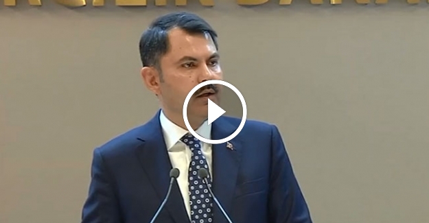 Çevre ve Şehircilik Bakanı Murat Kurum Kanal İstanbul Projesi hakkında açıklama yapıyor