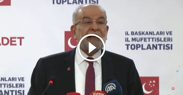 Temel Karamollaoğlu, İl Başkanları ve İl Müfettişleri Toplantısı'nda konuştu