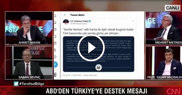 Mehmet Metiner canlı yayında donakaldı