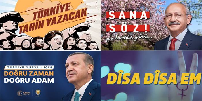 İşte AKP, CHP, İYİ Parti ve HDP'nin 2023 seçim şarkıları!
