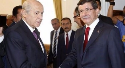 Bahçeli ve Davutoğlu görüşmesi