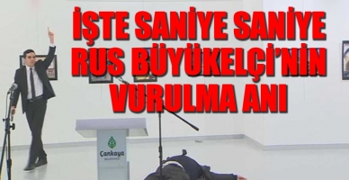 Rusya'nın Ankara Büyükelçisi Karlov'un vurulma anı