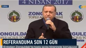 Erdoğan " Hayır çıkacağına inanıyorum"