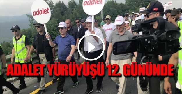AKP kurucusu da 'Adalet Yürüyüşü'nde