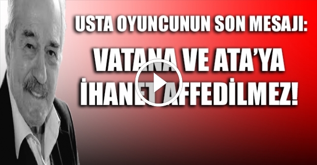 Fikret Hakan: Vatana ve Ata'ya ihanet affedilmez. Nokta