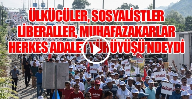 İzmir'in Efeleri de Adalet Yürüyüşü'ndeydi