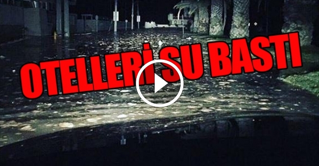 Depremden sonra deniz suyu yükseldi