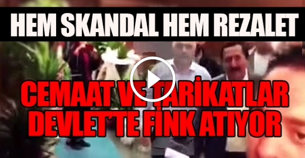 İsmailağa Cemaati Valiliğe tekbirlerle girdi, yeni valiyi koltuğuna oturttu