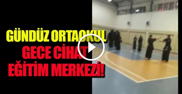 Gündüz ortaokul, gece cihat eğitim merkezi