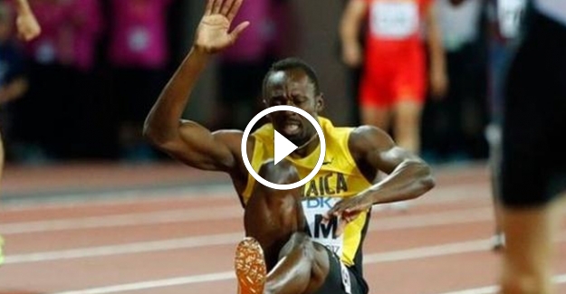 Usain Bolt kariyerinin son maçını tamamlayamadı!