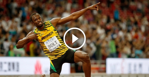 Usain Bolt'un gece hayatı renkli: Kız arkadaşının göğüslerinin arasından...
