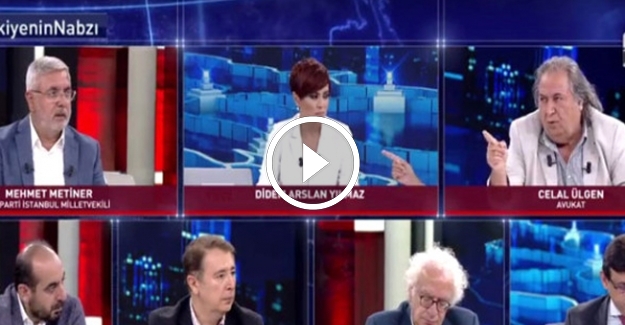 Canlı yayında AKP'li Metiner tehdit savurdu: Bir daha bana parmak sallarsan...