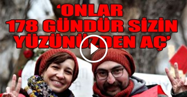 AKP il binası önünde 'Nuriye ve Semih' protestosu