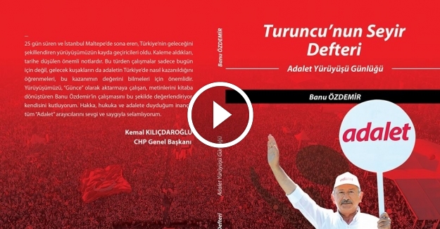Özdemir'in 'Adalet Yürüyüşü' kitabı Çalar Saat'te
