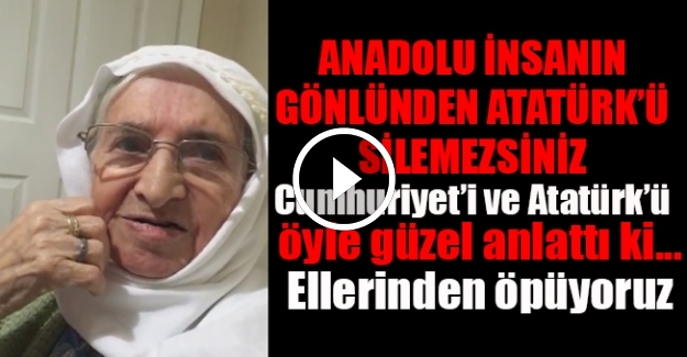 Yaşlı teyze okudu milyonlar izledi...