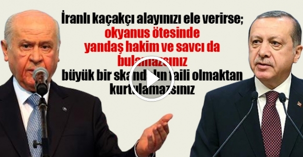 Devlet Bahçeli’den Erdoğan'a; dost nasihati veriyorum, şu aralar ABD'ye gitmeyin