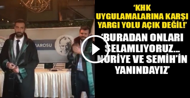 Genç Avukatlar: Emekçilerin yanında, adaletsizliğin karşısındayız