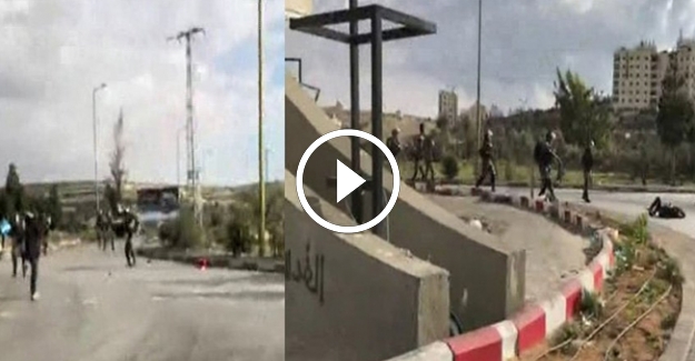 İsrail askerleri canlı yayında Filistinli göstericiyi vurdu