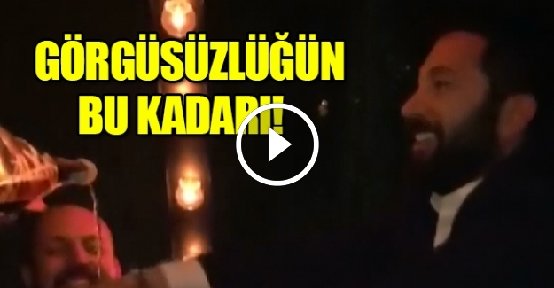 Asgari ücret tartışılırken o elini viskiyle yıkadı!